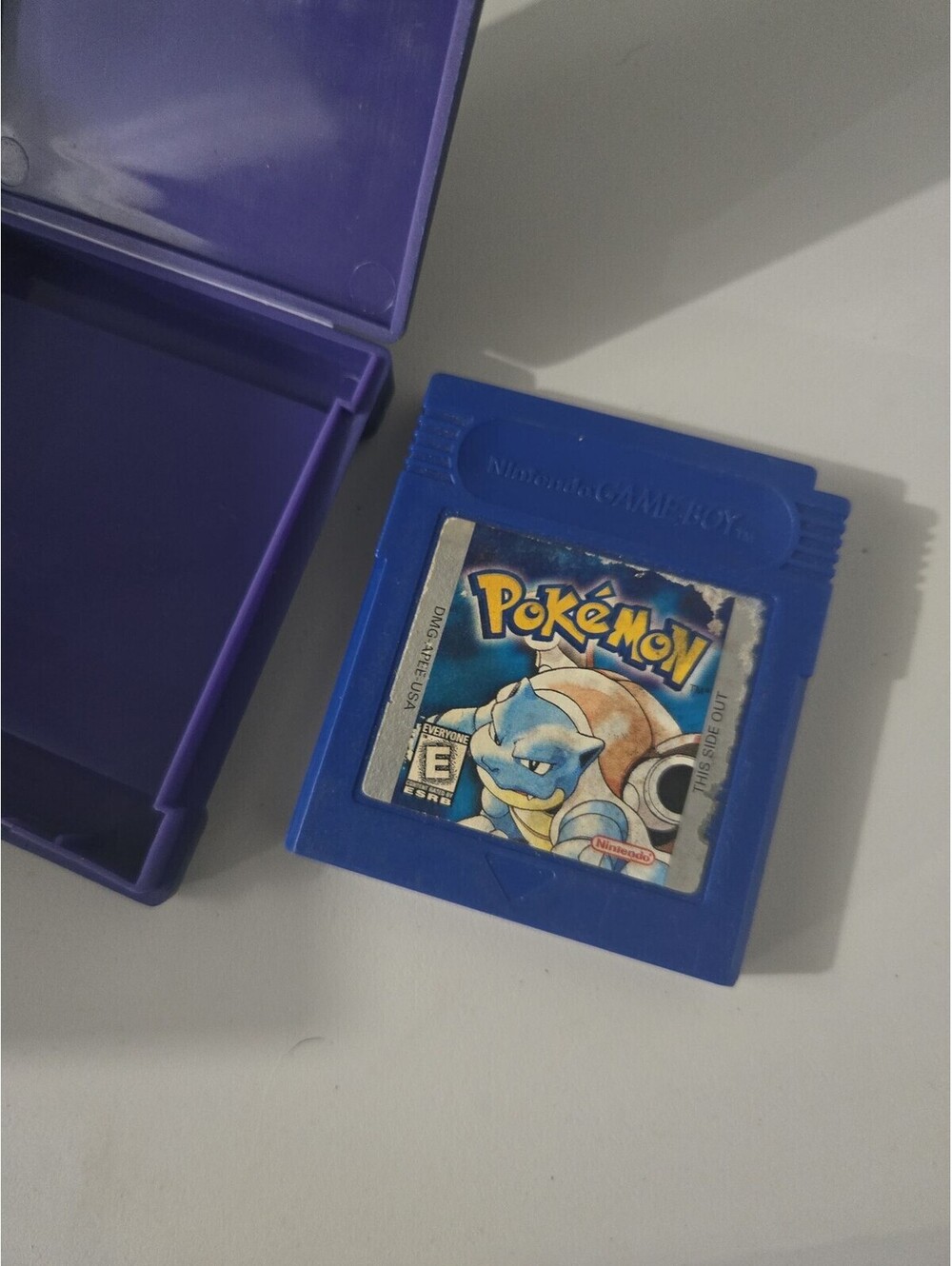 Original Pokémon Blue Version Nintendo Game Boy Cartridge With Blue Case - Picture 2 of 4